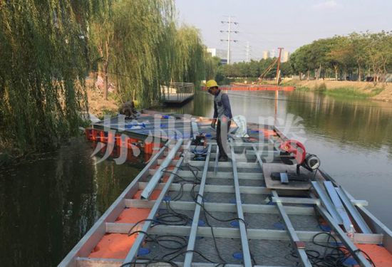 昆山花桥码头施工现场