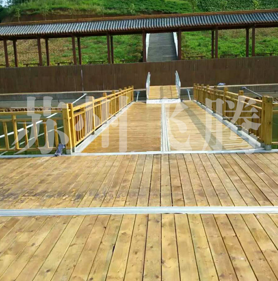 陕西汉中洋县浮箱码头