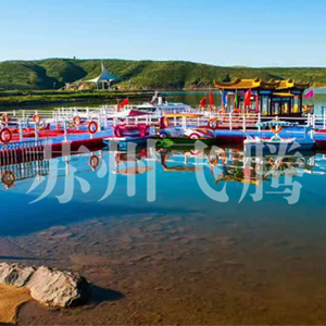 察尔湖游船码头